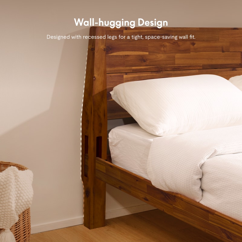 Kana Japanese Joinery Bed Acacia | FlexiSpot